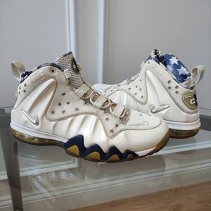 Nike Barkley Foam Posite Max Premium QS USA Olympics 588527-100 men's 11.5